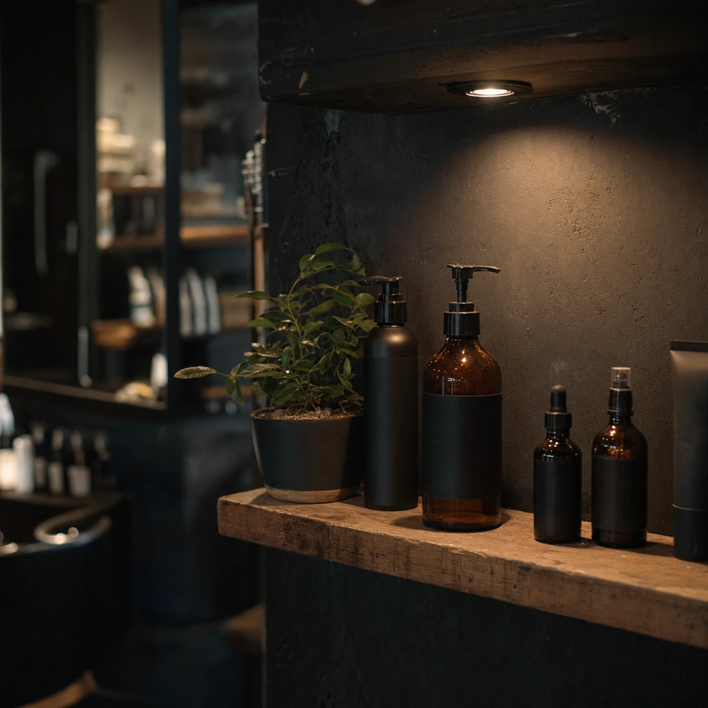 Hyllen med produktene vi faktisk bruker